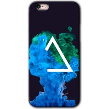 iPhone 6s Plus Kılıf Hd Desen Baskılı Arka Kapak + Kırılmaz Cam - Ink Clot