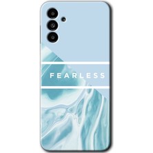 Galaxy M23 Kılıf Hd Desen Baskılı Arka Kapak + Kırılmaz Cam - Fearless