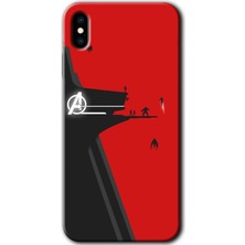 Gramaphone Apple iPhone x Kılıf Hd Desen Baskılı Arka Kapak - Avengers Tower