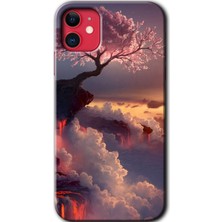 Gramaphone Apple iPhone 11 Kılıf Hd Desen Baskılı Arka Kapak + Esnek Nano Cam - Uçurumdaki Hayat