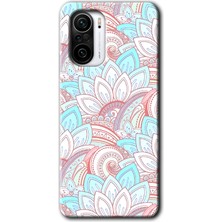 Gramaphone Redmi K40 Kılıf Hd Desen Baskılı Arka Kapak + Kırılmaz Cam - Çin Mandala 1