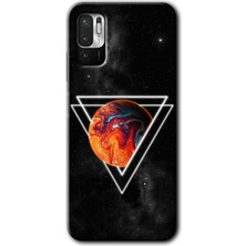 Gramaphone Redmi Note 10 5g Kılıf Hd Desen Baskılı Arka Kapak - Kızıl Gezegen