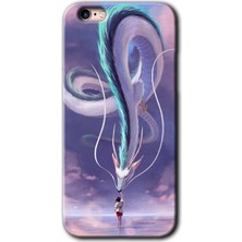 iPhone 6s Plus Kılıf Hd Desen Baskılı Arka Kapak + Kırılmaz Cam - Dragon Snake
