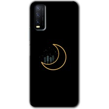 Gramaphone Vivo Y20 Kılıf Hd Desen Baskılı Arka Kapak + Kırılmaz Cam - Iyi Geceler