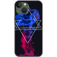 Gramaphone Apple iPhone 13 Mini Kılıf Hd Desen Baskılı Arka Kapak + Kırılmaz Cam - Mekanik Duman 1