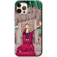 iPhone 11 Pro Kılıf Hd Desen Baskılı Arka Kapak - Morty