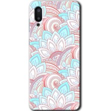 Galaxy A02 Kılıf Hd Desen Baskılı Arka Kapak + Kırılmaz Cam - Çin Mandala 1