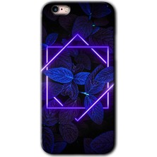 iPhone 6s Plus Kılıf Hd Desen Baskılı Arka Kapak + Kırılmaz Cam - Mekanik Yaprak 5