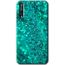 Gramaphone Huawei P Smart S Kılıf Hd Desen Baskılı Arka Kapak + Kırılmaz Cam - Diamonds