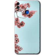 Gramaphone Honor 8x Kılıf Hd Desen Baskılı Arka Kapak - Japon Çiçeği