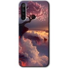 Gramaphone Realme 6i Kılıf Hd Desen Baskılı Arka Kapak + Kırılmaz Cam - Uçurumdaki Hayat