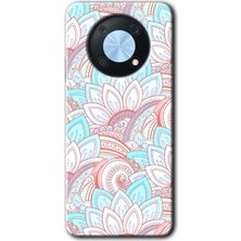 Gramaphone Huawei Nova Y90 Kılıf Hd Desen Baskılı Arka Kapak + Esnek Nano Cam - Çin Mandala 1