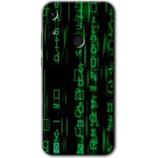 Gramaphone Honor 8A Kılıf Hd Desen Baskılı Arka Kapak - Matrix