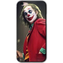 Gramaphone Apple iPhone 6s Plus Kılıf Hd Desen Baskılı Arka Kapak + Kırılmaz Cam - Reel Joker