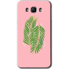 Galaxy J7 2016 Kılıf Hd Desen Baskılı Arka Kapak + Kırılmaz Cam - Summer Vibes