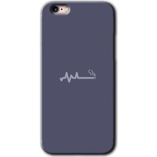 Gramaphone Apple iPhone 6s Kılıf Hd Desen Baskılı Arka Kapak + Kırılmaz Cam - Sigara Zararlıdır