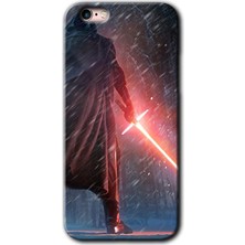 Gramaphone Apple iPhone 6s Plus Kılıf Hd Desen Baskılı Arka Kapak + Kırılmaz Cam - Kylo Ren