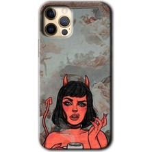 Gramaphone Apple iPhone 11 Pro Kılıf Hd Desen Baskılı Arka Kapak + Esnek Nano Cam - Devil Girl