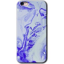 Gramaphone Apple iPhone 6s Plus Kılıf Hd Desen Baskılı Arka Kapak + Kırılmaz Cam - Cranny Liquid Wall