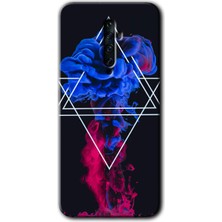 Gramaphone Oppo Reno 2z Kılıf Hd Desen Baskılı Arka Kapak + Kırılmaz Cam - Mekanik Duman 1