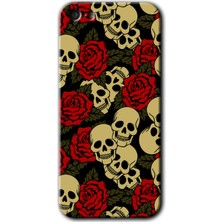 iPhone 5s Kılıf Hd Desen Baskılı Arka Kapak - Kurukafa Aşk