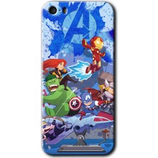 iPhone 5s Kılıf Hd Desen Baskılı Arka Kapak - Avengers Cartoon