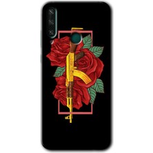 Huawei Y6P Kılıf Hd Desen Baskılı Arka Kapak + Kırılmaz Cam - Bedel