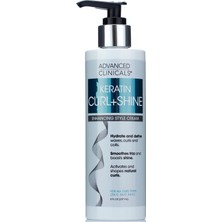 Advanced Clinicals Keratin Bukle+Parlaklık Kazandıran Şekillendirici Saç Kremi 237ml