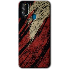 Gramaphone Galaxy M30S Kılıf Hd Desen Baskılı Arka Kapak + Esnek Nano Cam - Kumaş Deseni 6