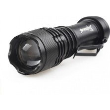 Durgunstore Şarjlı Mini LED El Feneri Cree LED 500 Lumens