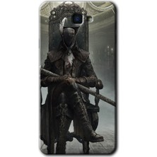 Gramaphone Galaxy J7 Prime Kılıf Hd Desen Baskılı Arka Kapak + Kırılmaz Cam - Bloodborne Hunters