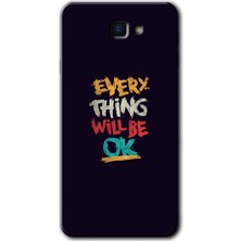 Gramaphone Galaxy J7 Prime Kılıf Hd Desen Baskılı Arka Kapak + Kırılmaz Cam - Everything