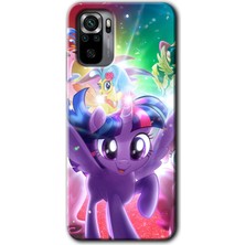 Gramaphone Redmi Note 10 Kılıf Hd Desen Baskılı Arka Kapak + Esnek Nano Cam - Pony