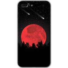 Gramaphone Apple iPhone 7 Plus Kılıf Hd Desen Baskılı Arka Kapak - Kanlı Ay