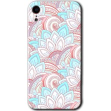 iPhone Xr Kılıf Hd Desen Baskılı Arka Kapak + Esnek Nano Cam - Çin Mandala 1