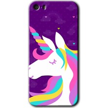 Gramaphone Apple iPhone 5s Kılıf Hd Desen Baskılı Arka Kapak - Unicorn Sleep