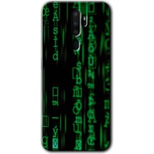 Gramaphone Oppo A9 2020 Kılıf Hd Desen Baskılı Arka Kapak - Matrix