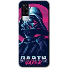 Vivo Y51 Kılıf Hd Desen Baskılı Arka Kapak + Esnek Nano Cam - Darth Vader