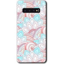 Gramaphone Galaxy S10 Kılıf Hd Desen Baskılı Arka Kapak + Kırılmaz Cam - Çin Mandala 1