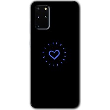 Gramaphone Galaxy S20 Plus Kılıf Hd Desen Baskılı Arka Kapak + Kırılmaz Cam - Heart Strokes