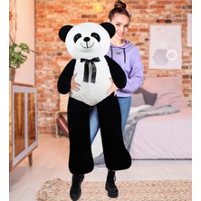 Harika Peluş Fabrikası 140 cm Papyonlu Panda (%100 Yerli