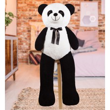 Harika Peluş Fabrikası 140 cm Papyonlu Panda (%100 Yerli