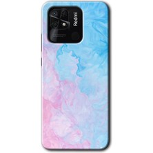 Redmi 10C Kılıf Hd Desen Baskılı Arka Kapak - Blue Art