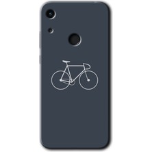 Huawei Y6S Kılıf Hd Desen Baskılı Arka Kapak + Kırılmaz Cam - Bike