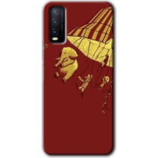 Vivo Y20 Kılıf Hd Desen Baskılı Arka Kapak + Kırılmaz Cam - Zoo