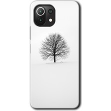 Xiaomi Mi 11 Lite Kılıf Hd Desen Baskılı Arka Kapak - Alone Tree