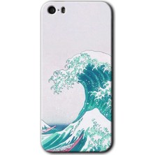 iPhone 5s Kılıf Hd Desen Baskılı Arka Kapak - Dalga