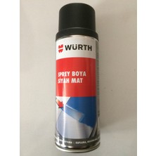 Würth Mat Siyah Sprey Boya Tampon Boyası Oto Boyası Germany 400ML