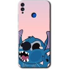 Honor 8c Kılıf Hd Desen Baskılı Arka Kapak - Stitch