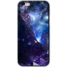 iPhone 6 Plus Kılıf Hd Desen Baskılı Arka Kapak - Galaksi